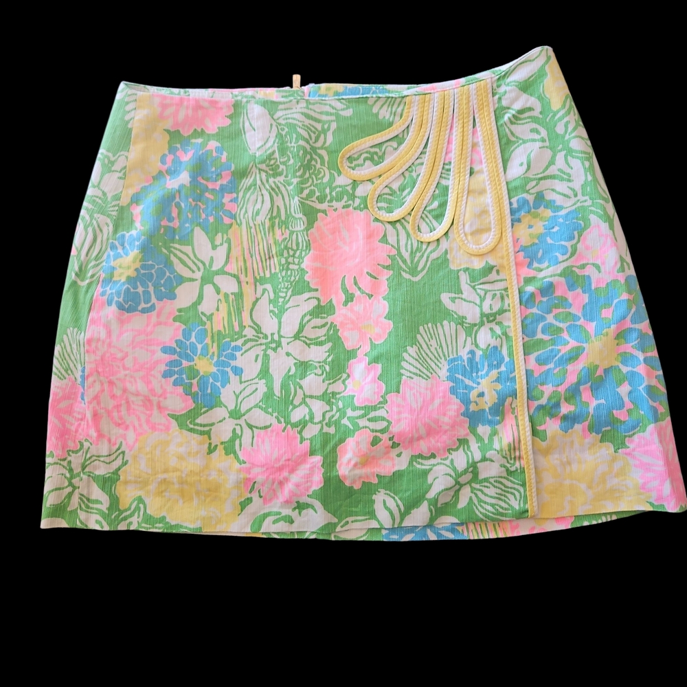 Lilly Pulitzer Vibrant Floral Design Skort